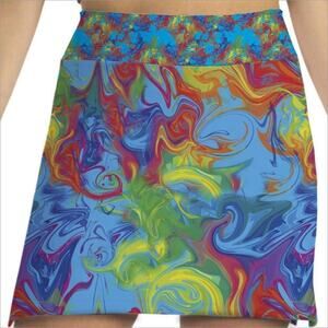 NWT Skort Obsession Spilt Paint Size L